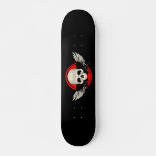 Vinge Skull - RED Mini Skateboard Bräda 18,5 Cm