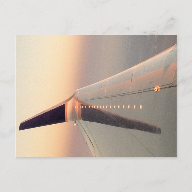 Vinge Sunset 2 Vykort (Framsida)