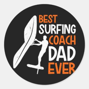Vinge Surfa Coach Vinge Foiling Pappa Pappa Vinge Runt Klistermärke