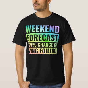 Vinge Surfa Vatten sport för fosterfolie T Shirt