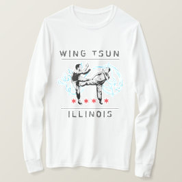 Vinge Tsun Illinois - Vågrät Line White T Shirt