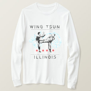 Vinge Tsun Illinois - Vågrät Line White T Shirt
