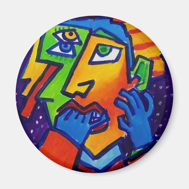 Vingkvinna D 1 av Piliero Magnet (Framsidan)