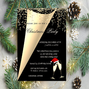 Vinglas, Santa Hat Company Julfest Inbjudningar