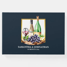 Vingvinet vin flaskor land gästböcker