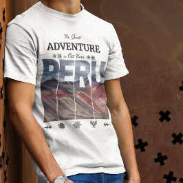 Vinicunca Peru | 7 Färg Mountain, Andes, Inca T Shirt