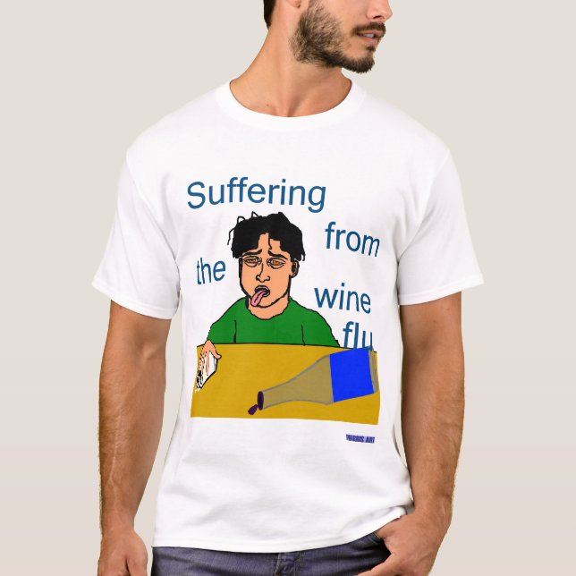 VininfluensaT-tröja Tee Shirt (Framsida)