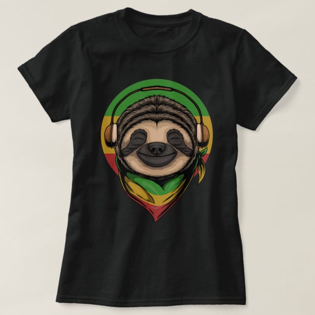 Vining Sloth T Shirt (Design framsida)