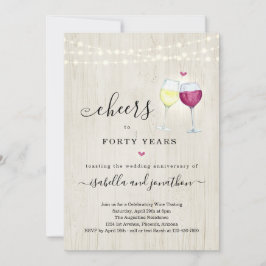 Vinjubileum Festinladning Inbjudningar