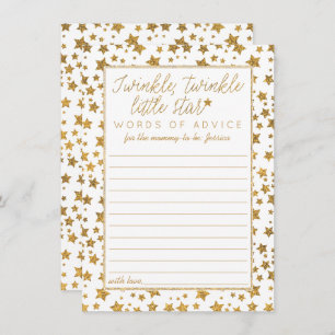 Vink, Twinkle Little Star Baby Shower Adapter Rådkort