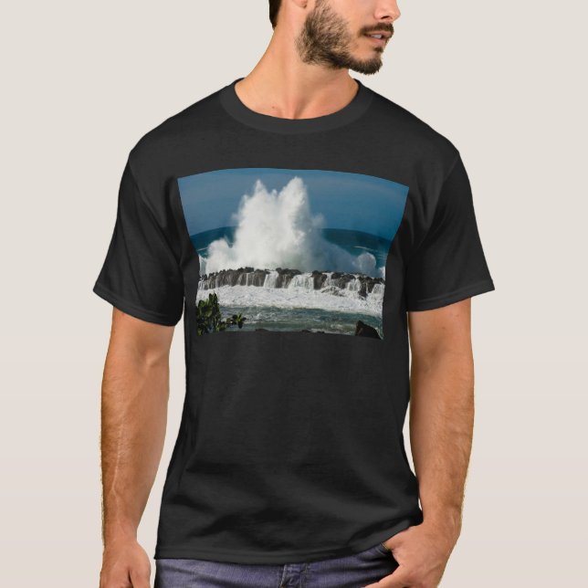 Vinka att krascha över haj Cove Tee (Framsida)