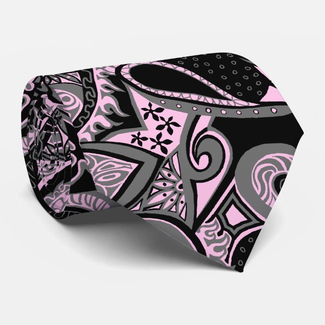 Vinka blom- den utskrivavna Paisley för resan Slips (Rullad)