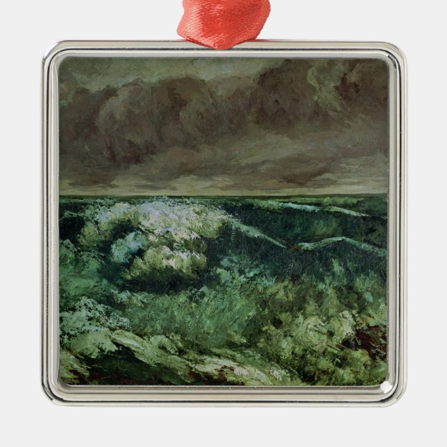 Vinka, efter 1870 julgransprydnad metall (Framsidan)