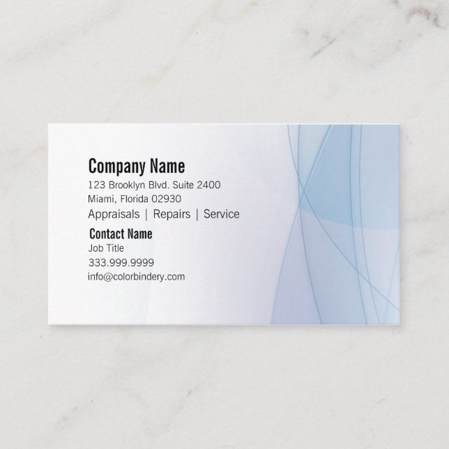 Vinka extraktvisitkorten visitkort (Framsida)