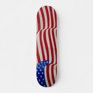 vinka flaggaskateboarden old school skateboard bräda 18 cm