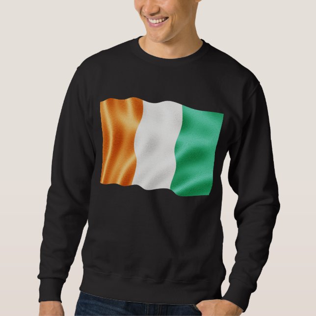 Vinka för Cote d'Ivoire Sweatshirt (Framsida)
