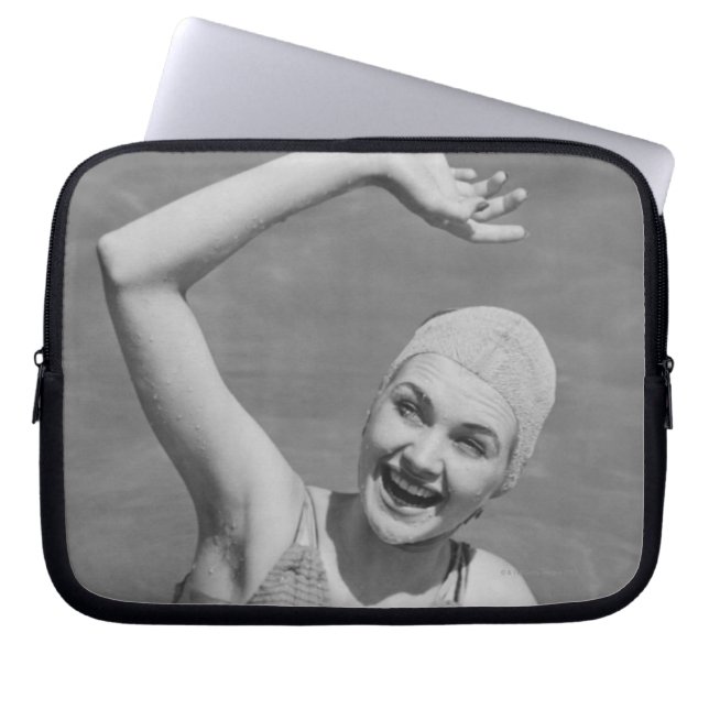 Vinka för kvinna laptop fodral (Framsidan)