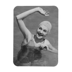 Vinka för kvinna magnet