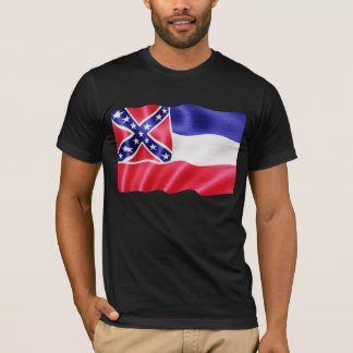 Vinka för Mississippi statlig flagga Tee Shirt