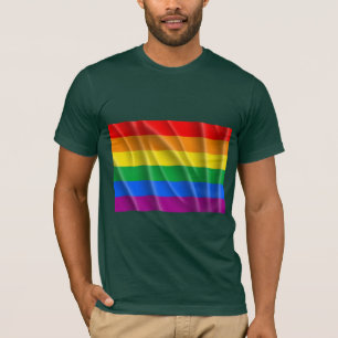 Vinka gay prideflagga - tröja