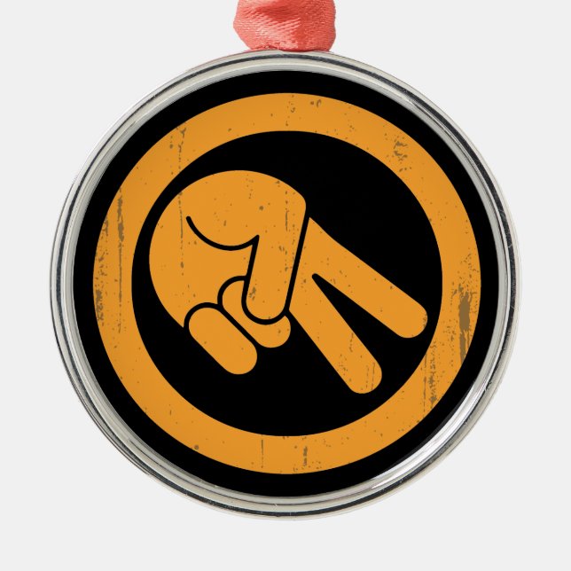 Vinka Julgransprydnad Metall (Framsidan)