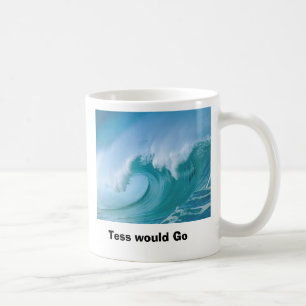 vinka skulle Tess går Kaffemugg