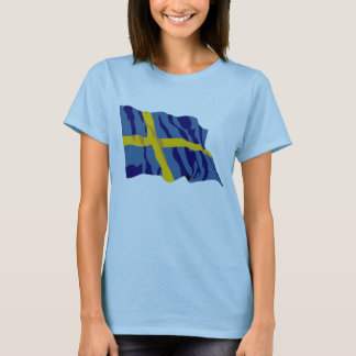 Vinka svenskflagga tee