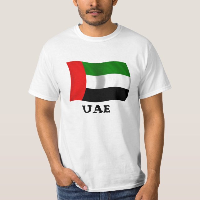 Vinka UAE-flagga T-shirt (Framsida)