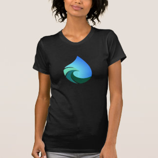 Vinka vatten tappar denna salt livtshirt tee