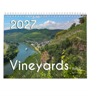 Vinkalender 2027 - Vingårdar, Vol. 2 Kalender