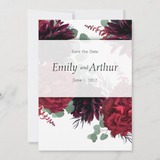 Vinkällare röd & vit set 10 Spara datumet Inbjudningar