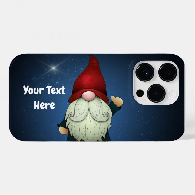 Vinkande Gnome iPhone / iPad-fodral (Baksida (horisontell))