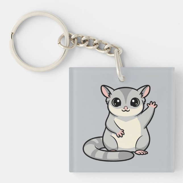 Vinkande Sugar Glider Tecknad Konst (Framsidan)