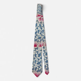 VINKAR Abstrakt Geometric Red Blue White Swirls Slips