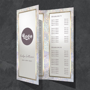 vinkar broschyr om elegant glitter