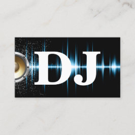 Vinkar Deejay för DJ-coolaljud Visitkort