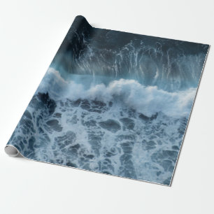 Vinkar det nautiska havet för blåtthav presentpapper