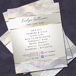 vinkar flygare för elegant i glitter flygblad<br><div class="desc">elegantens skönhetssalonflugor</div>