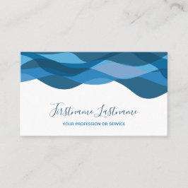 vinkar kalligrafi för mörk blått abstrakt visitkort