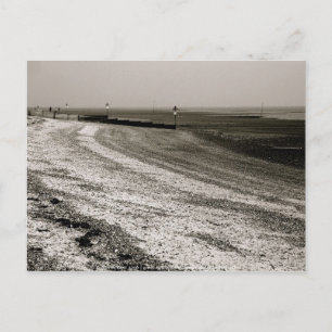 Vinkar krasch på stranden, Mersea Island Vykort