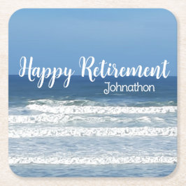 Vinkar och surfa pension-gåva underlägg papper kvadrat