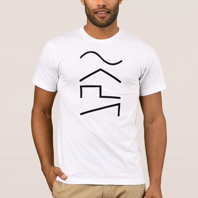 Vinkar T-tröja för syntmotsvarighet T-shirt (Framsida)