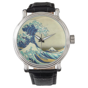 "Vinkar underbaren av Kanagawa ", Armbandsur