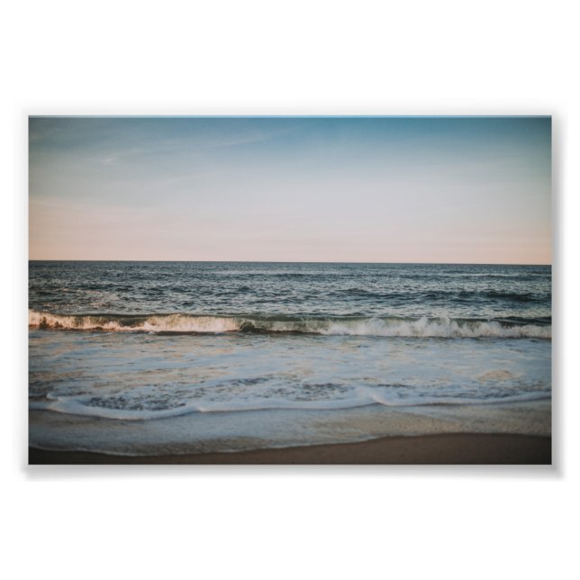Vinkar utskrift av oceanen fototryck (Framsidan)