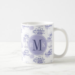 Vinkar vattenfärg & fraktmönster kaffemugg