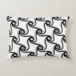 Vinkara 3D mönster Prydnadskudde