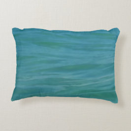 Vinkara akvamarin Beach Theme Tropical Blue Grönt Prydnadskudde