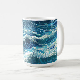 Vinkara blåhavsområdet kaffemugg