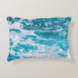 Vinkara blåhavsområdet prydnadskudde