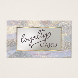 vinkara förmånskort för glitter-vattenfärg visitkort